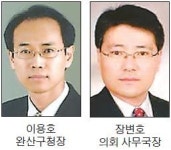 전주시, 국·과장급 58명 인사…완산구청장에 이용호 씨