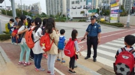 부안 서림지구대, 어린이 교통안전 지도 실시