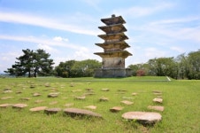 외국인 관광객 아름다운 익산 유적 원더풀