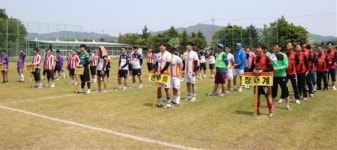 장수서 호·영남 친선 축구 교류 경기, 5개 시·군 6개팀 참가