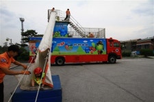 남원소방서, 남원오동초 병설유치원생 대상 이동 안전체험교실 운영