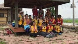 부안 행안면, 봉사회와 도로 꽃길 조성