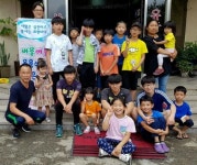 장수군 비눗방울가족봉사단, 아동대상 목욕봉사활동