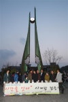 카이로스시계주 | 부안군 '옛 본정통' 카이로스광장 시계탑 점등…구도심 활력·새 랜드마크 '우뚝'