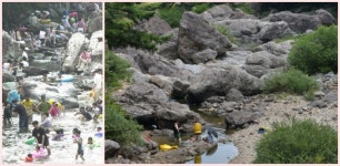 폭염·가뭄에 운일암반일암도 말랐다