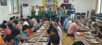 전주연탄은행, 서서학동 어르신 초청 중식 봉사