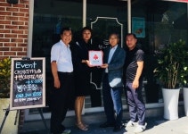 전주 우아1동, 첫마중길 카페 착한가게 현판식