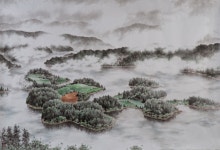 [ 송만규 화백의 섬진팔경 이야기] (2) 붕어섬 (상)