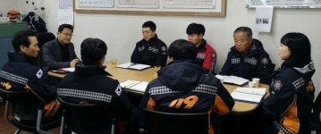 무진장소방서 박덕규 서장, 관내 119안전센터 방문