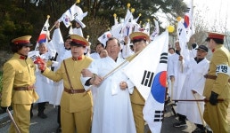 남원 덕과면서 독립만세운동 재현 행사 열려