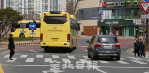 회전교차로 출입구에 횡단보도, 보행자 안전 위협