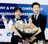 JB금융지주, 프로당구 선수 된 캄보디아 댁 후원한다