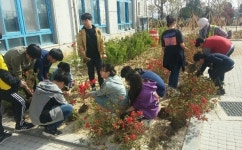 군산시, 학생과 함께 명상숲 조성
