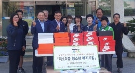 순정축협, 정읍 신태인읍에서 나눔 축산 운동