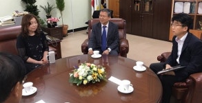 곽유석 전북병무청장, 전주 은화학교 사회복무요원 격려