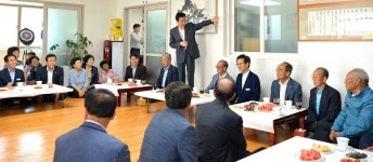 진영 행정안전부 장관, 민생현장 점검 고창 방문