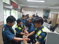 전주 서부지구대 현장 대응능력 강화를 위한 무도교육 실시