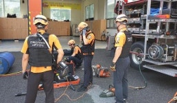 무주119안전센터, 도시탐색 구조훈련 실시