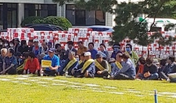 장수사과비상대책위원회, 농민 결의대회