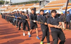 김제 용지면 농원마을 주민들, 제38회 이북도민 체육대회 참석