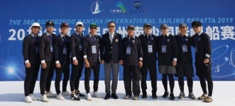 부안군청 요트팀, 중국 광저우 난샤 국제요트대회 1위