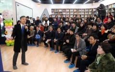 도내 최초 개방형 창의도서관 평화도서관 개관