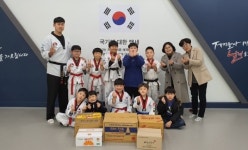 익산 영등1동 용인대리더태권도학원, 라면 200개 기탁
