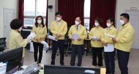 익산시의회 후반기 의장단, 보건소 방문으로 첫 의정활동