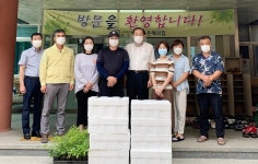 정읍 귀농인 김민진·임세환 씨 부부, 복지시설에 농산물 전달