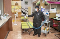 익산시, 코로나19 예방 청사 집중 방역