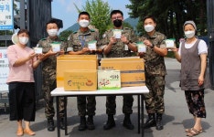남원 노암동 주민들, 수해복구 작업 장병들에게 샌드위치 전달