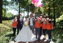 김제시자원봉사센터, 노부부 리마인드 웨딩 촬영