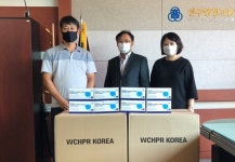 (주)태승물산 김동규 대표, 모교 전주영생고에 마스크 1만 2000장 기부