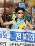 쾌청한 가을 날씨 속 선수들 역주... 첫날부터 구간 신기록