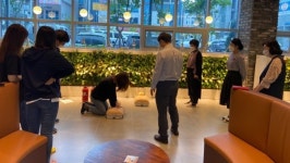 완주군 콩쥐팥쥐도서관 자체 소방훈련 실시