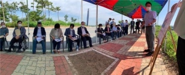 김제시의회 지평선 산단 폐기물처리시설 현장 방문