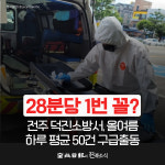 [카드뉴스] 전주덕진소방서, 올 여름 하루 평균 50건 구급 출동…28분 당 1번 꼴