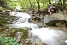 콸콸콸…시원한 모악산 물줄기