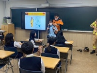 익산소방서, 원광여중에서 미래소방관 체험교실 운영