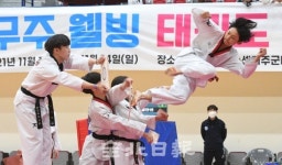 [제17회 무주 웰빙 태권도 축제] 코로나19속서도 힘찬 발차기와 동작, 여전히 태권도 저변확대 큰 힘