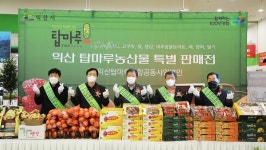 익산 탑마루 농산물, 서울 양재하나로마트에서 특판행사