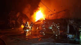 남원 죽향동 상가건물서 불⋯2400만 원 피해