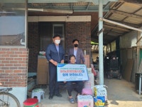 NH농협 익산시지부, 삼기농협과 함께 취약 돌봄 어르신 생필품 지원