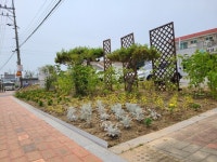 익산시 낭산보건지소 앞 공터 주민 쉼터 정원 탄생