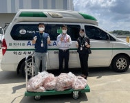 ㈜하림, 익산보건소에 중복맞이 삼계닭 기탁