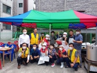 익산시 신동 새말아띠봉사단, 광복절 맞이 사랑의 국수 나눔봉사 실시