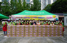 전주 덕진구 사랑의울타리봉사단, 명절음식 나눔행사 펼쳐