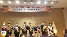 김만기 도의원, 대한민국재향군인회 ‘휘장증’ 수상