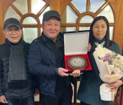 익산시 오산면 이장단, 공공비축미곡 매입 검사원에 감사패