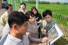 국주영은 전북도의회 의장, 농경지 침수 피해 현장 방문
